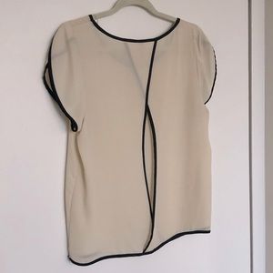 NWT open back blouse